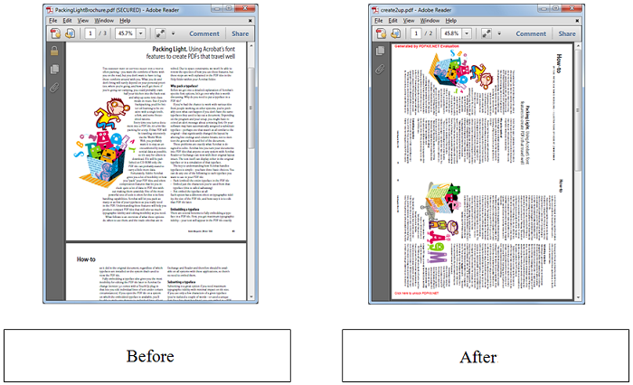 Create Pdf 2 Up