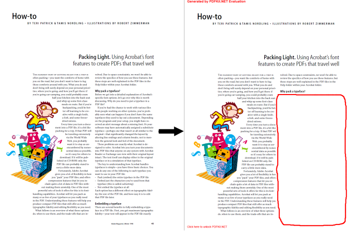 Result Of Clippling Content Of A PDF