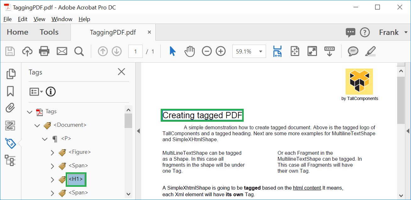 Tagged Pdf